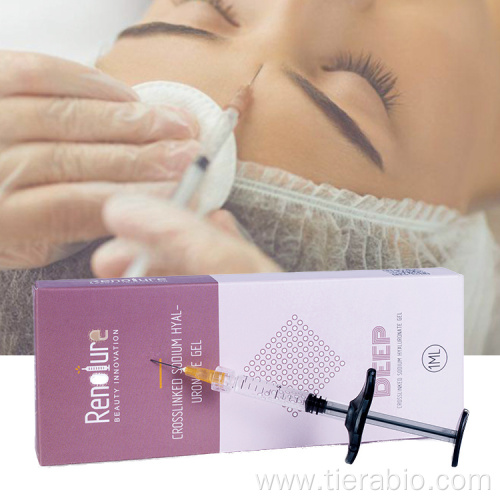 Deep Injectable Hyaluronic Acid Gel for Aesthetic Cosmetic